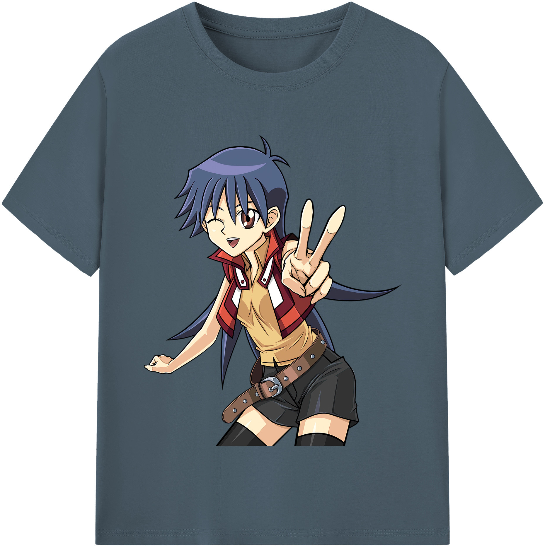（画像用） 遊☆戯☆王 Yu-Gi-Oh! 綿100％半袖Tシャツ（フロントプリント）